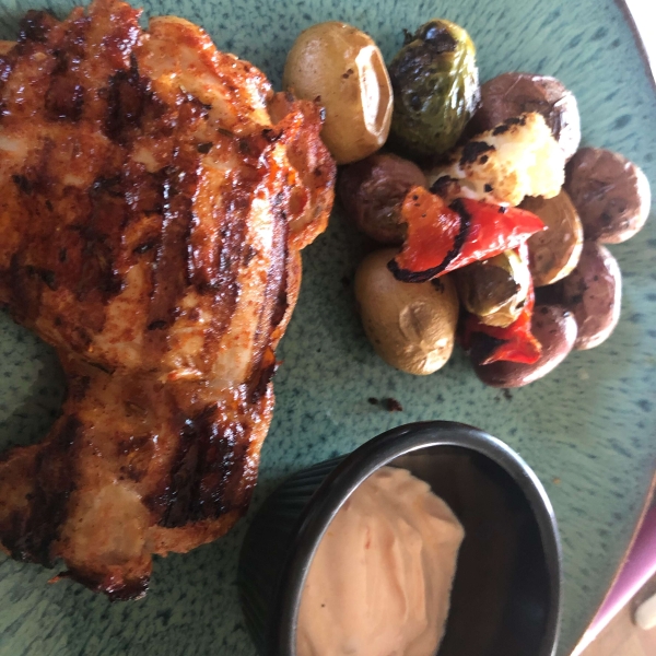 Grilled Greek Yogurt-Marinated Chicken