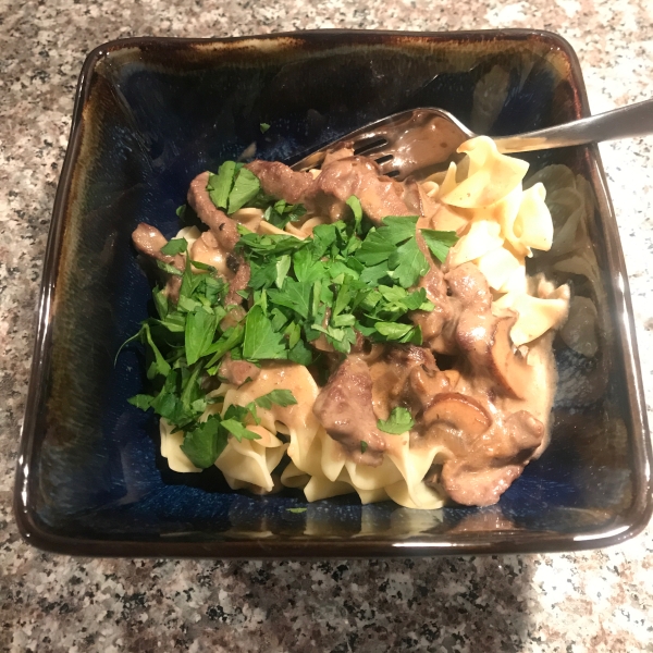 NO YOLKS® Beef Stroganoff