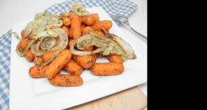 Roasted Carrots and Onions with Dill