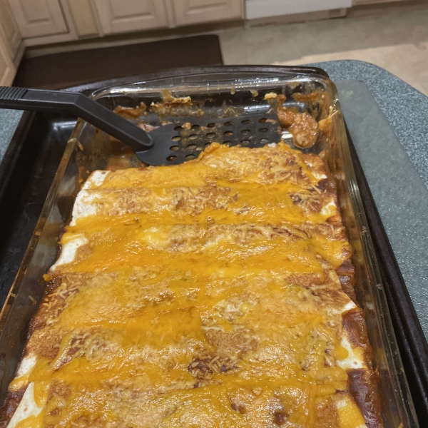 Ground Chicken Enchiladas
