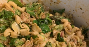 Sausage Bowties with Artichokes