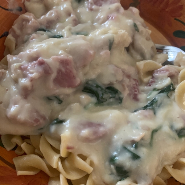 Penne with Ham and Parmesan