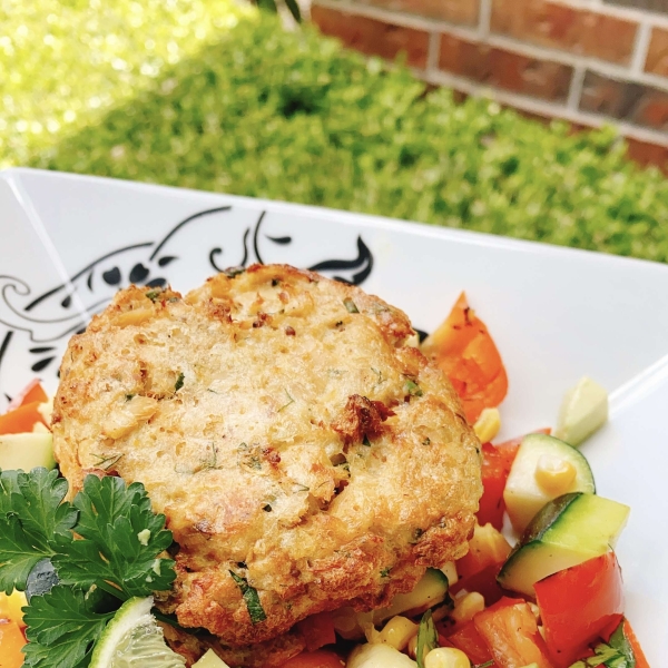 Air Fryer Salmon Cakes