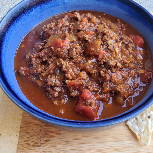 No-Beans-About-It Chili