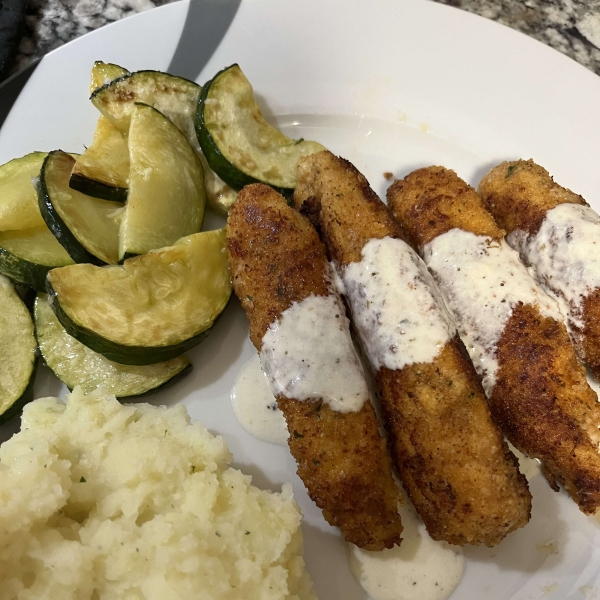 Chicken Parmesan in Cream Sauce