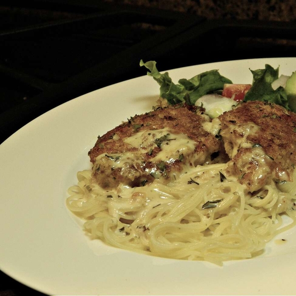 Chicken Parmesan in Cream Sauce