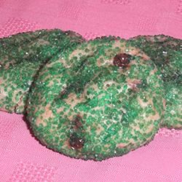 Chocolate Mint Sugar Cookie Drops