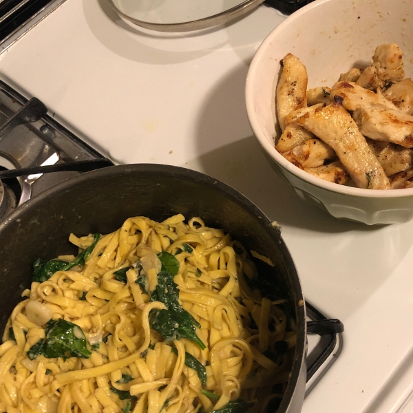 Asiago Chicken Pasta