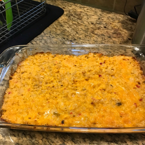 Spaghetti Chicken Casserole