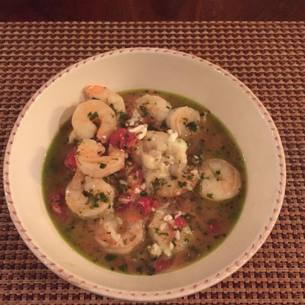 Baked Shrimp with Feta and Tomato