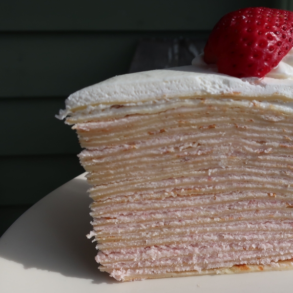 Chef John's Strawberry Crepe Cake