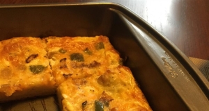Cheesy Breakfast Pizza