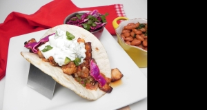 Easy Fish Tacos with Cilantro-Lime Dressing