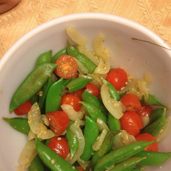 Cherry Tomato Snap Peas