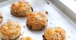 Cranberry Orange Oat Scones