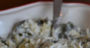 Really Wicked Spinach Artichoke Dip