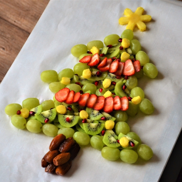 Christmas Tree Fruit Platter