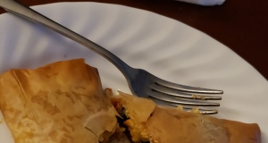 Chicken Spinach Feta Puff Pastry Pockets