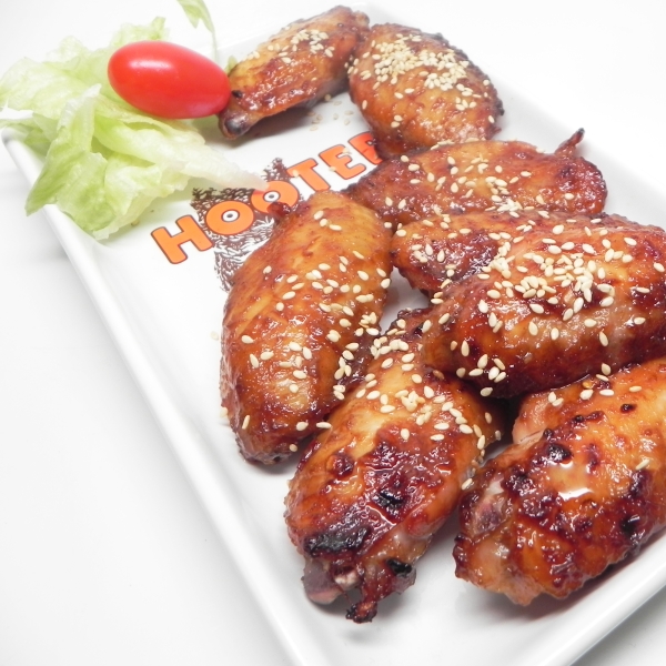 Chicken Wings with Hoisin Sauce and Honey