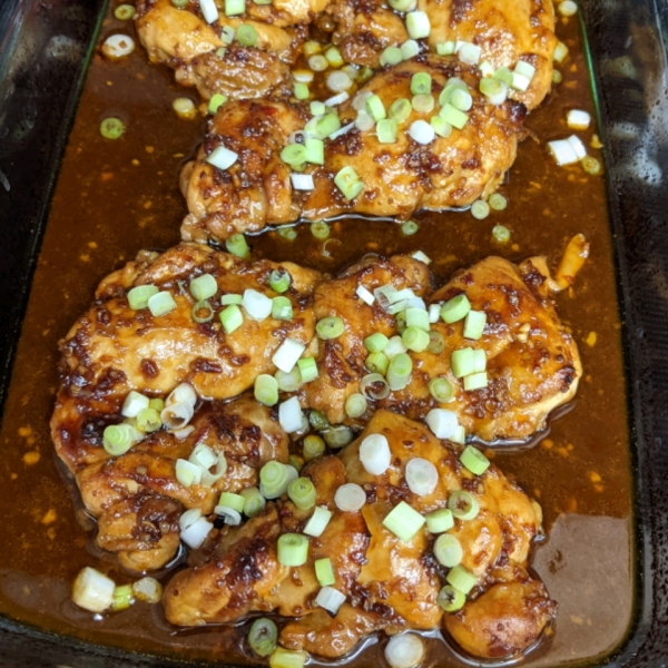 Asian Glazed Chicken Thighs