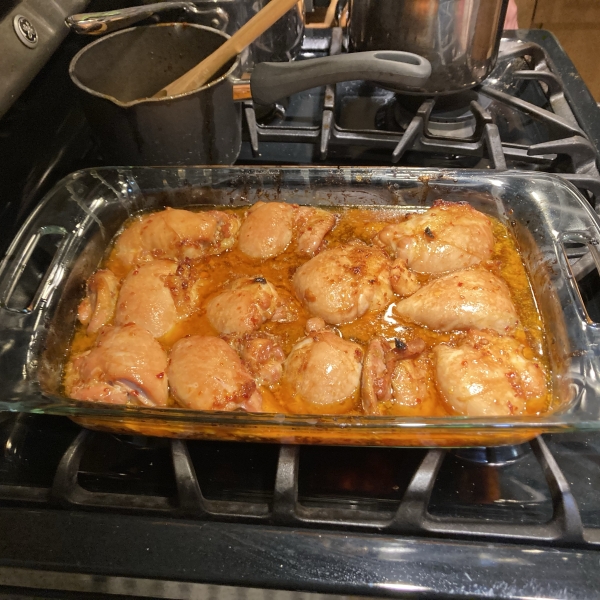 Asian Glazed Chicken Thighs