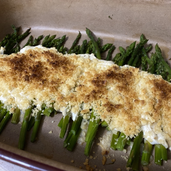 Sour Cream and Horseradish Asparagus