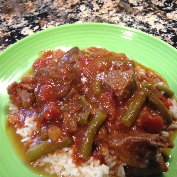 Arabic Green Beans with Beef