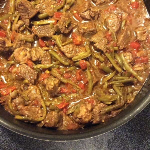 Arabic Green Beans with Beef