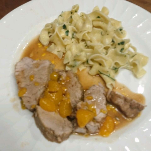 Instant Pot Orange-Cranberry-Balsamic Pork Loin