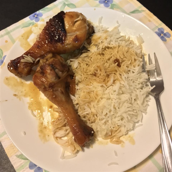 Honey Drizzled Curry Mustard Chicken