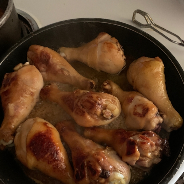 Honey Drizzled Curry Mustard Chicken