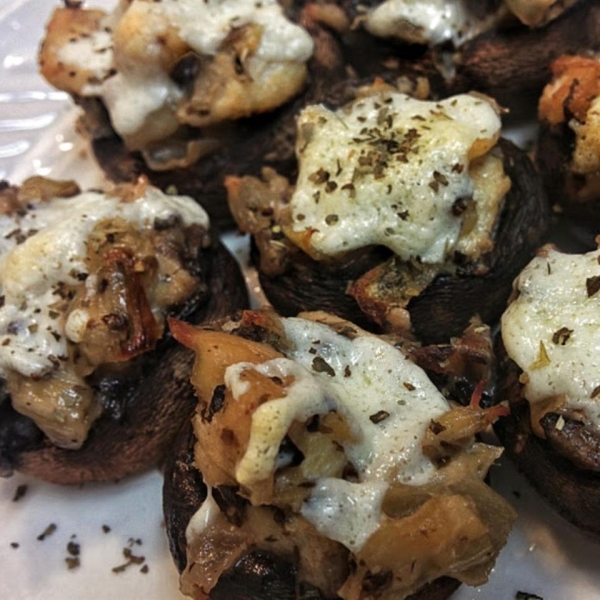 Chicken-Stuffed Mushrooms