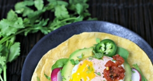 Sweet Potato-Pinto Bean Breakfast Taco
