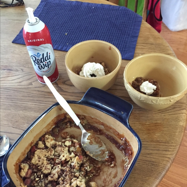 Rhubarb Crisp