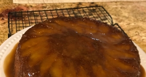Apple Cake and Butter Sauce