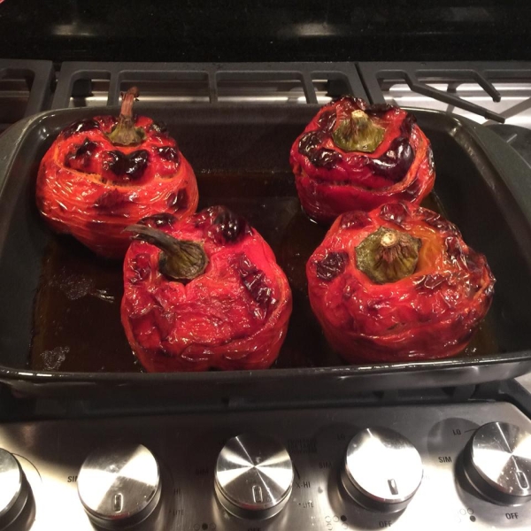 Tina's Greek Stuffed Peppers