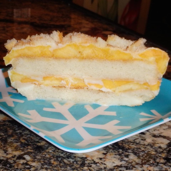 Mango Ice Box Cake