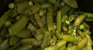 Spring Pea Medley with Edible Bowl