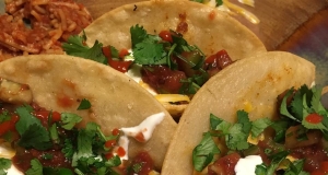 Pork Carnitas with Cilantro Tomatillo Sauce