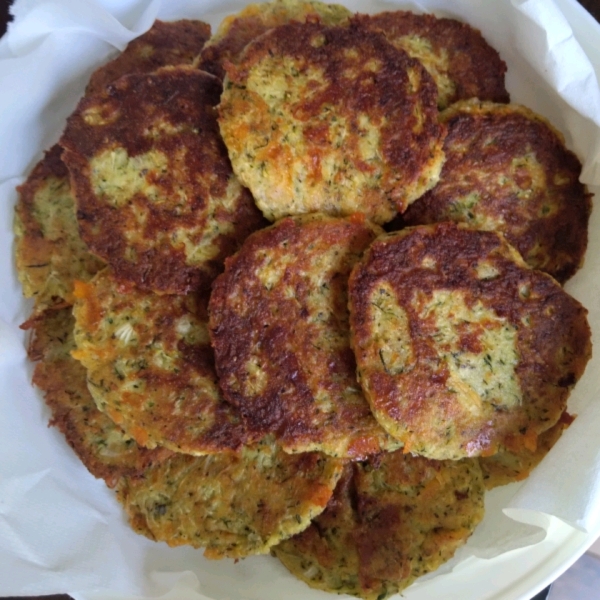 Zucchini-Parmesan Cheese Fritters