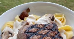 Steak Tortellini Alfredo