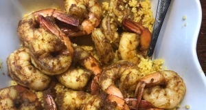 Spiced Couscous with Shrimp and Chermoula