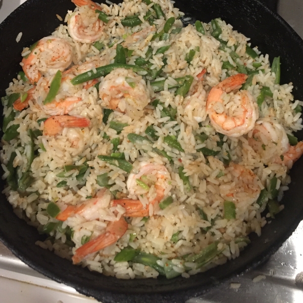 Shrimp Scampi Over Rice from Knorr®