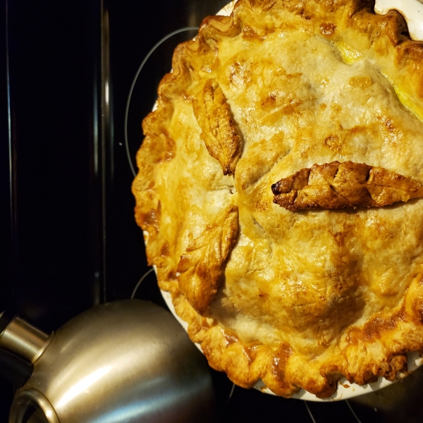Fresh Rhubarb Pie