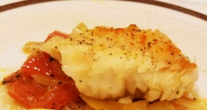 Prime Hake Steaks with Chunky Roasted Vegetables