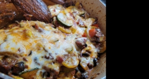 Zucchini and Ground Beef Skillet