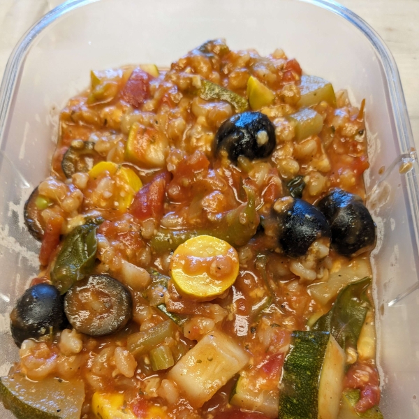 Zucchini and Ground Beef Skillet