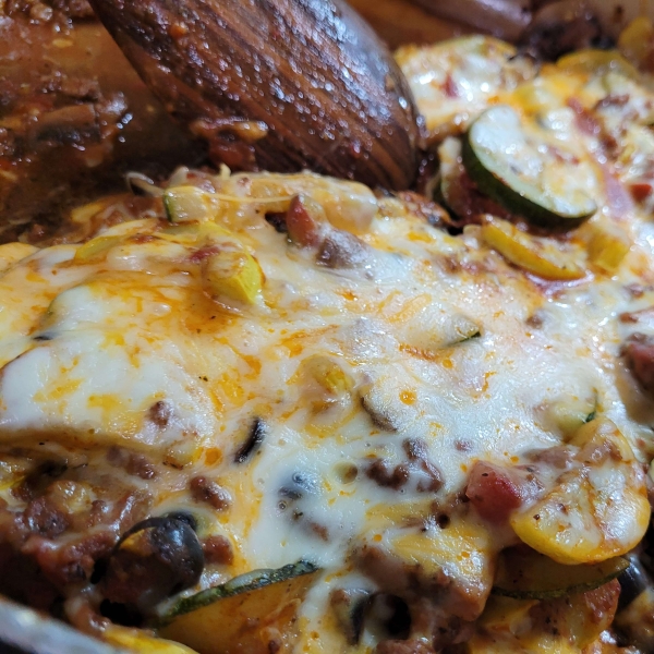Zucchini and Ground Beef Skillet