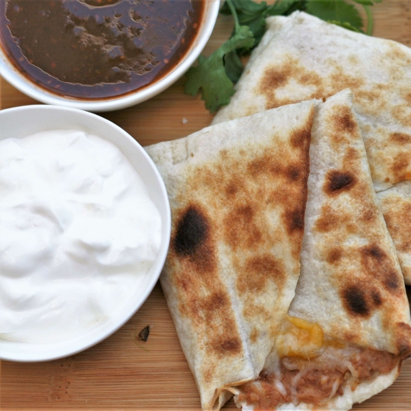 Bean and Cheese Toasterdilla