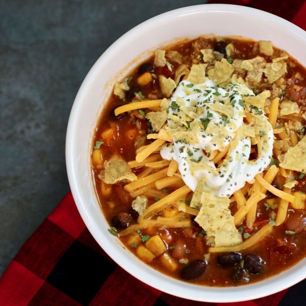 Taco Soup with Black Beans